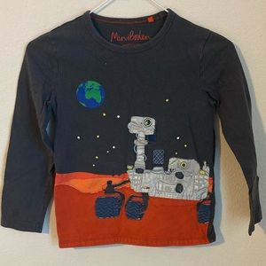 Mini Boden Mars river long sleeve t shirt